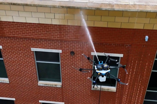 Drone Pressure Washing